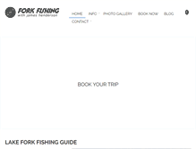 Tablet Screenshot of forkfishing.com